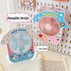 Chic Cabin-Style USB Desktop Fan: Stylish, Portable Mini Fan for Women