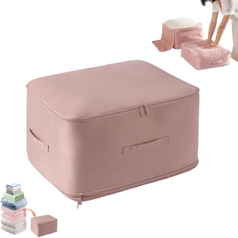 Ультракомпактный органайзер для самостоятельного сжатия, сумка для хранения одежды в спальне на молнии
