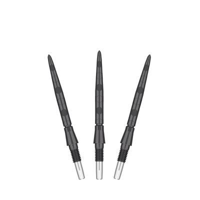 Target Дротики Swiss Storm ONYX Сменные наконечники для дротиков Стальные наконечники для дротиков (Набор 3) 26мм/30мм/35мм - Серебристый/Золотистый/Черный (26 мм, Черный)