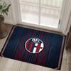 Bologna FC Design Crystal Velvet Carpet Cozy Non?Slip Printed Rug For Bedroom Living Room Entrance
