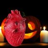 Жуткое имитированное сердце для Хэллоуина и как элемент хоррор-реквизита Реалистичное украшение тела Пугающий элемент телесного декора