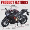 New 1/9 Honda CBR1000RR Alloy Die Cast Motorcycle Model Vehicle Collection Sound and Light Off Road Autocycle Toys Car