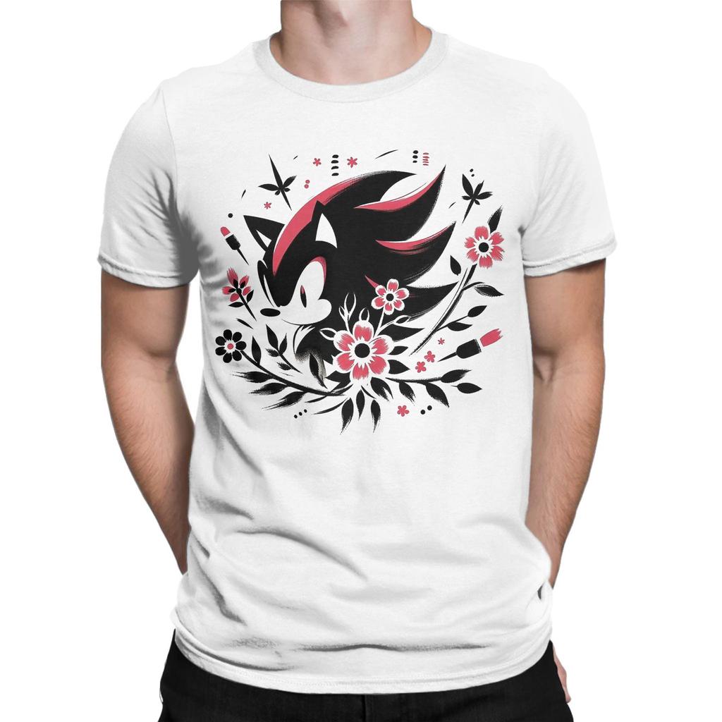 Shadow The Hedgehog T-Shirts Men Novelty Cotton Tees O Neck Short Sleeve T Shirt Gift Idea Clothes