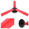 ABS Plastic Portable Column Shape DIY Archery Arrow Fletching Jig Feather Stick Hunting Tool AccessoryRed