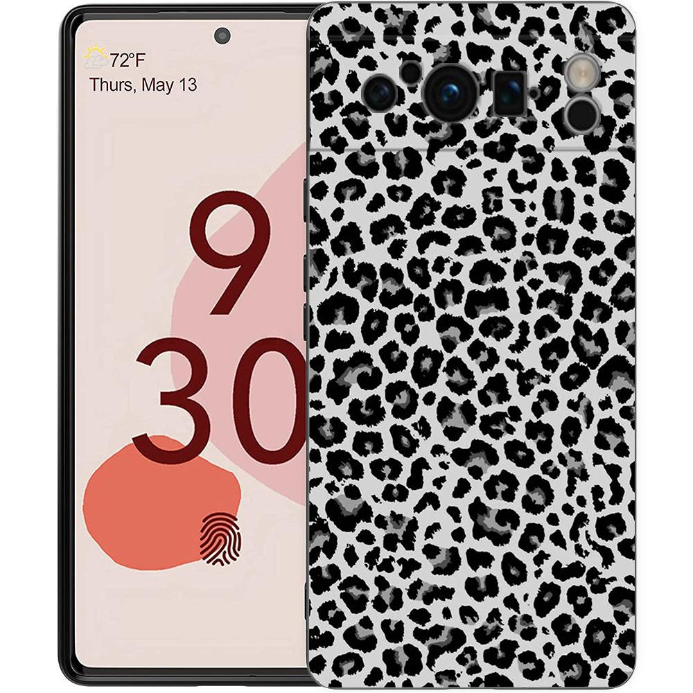 Чехол для телефона с принтом леопарда и гепарда для Google Pixel 8 7 6 Pro 8A 6A 7A 5G, мягкий силиконовый, противоударный, ТПУ, черный чехол, Fundas