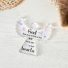Condolences Grieving Gift, Angel Acrylic Memorial Condolence Gift, Sympathy Sign for Home Living Room Table Centerpiece Decor