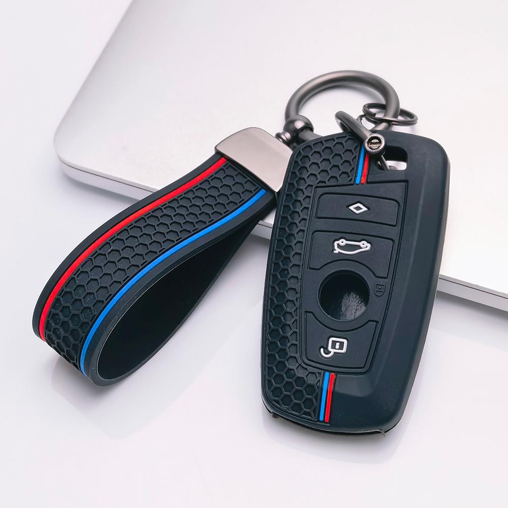 Чехол-брелок для ключей для BMW F20 F22 F30 F31 F32 F33 F34 F36 с брелоком Защита от царапин Ударопрочная защита Мягкая текстура для захвата Пылезащитный чехол