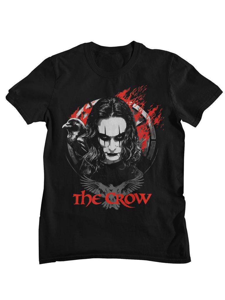 The Crow Vintage Style T Shirt Gothic Revenge Movie Print Casual Cotton Short Sleeve Streetwear Tee