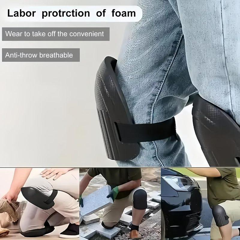 2Pcs Protective Knee Pad EVA Foam Working Soft Padding Workplace Safety Self Protection Sport Kneepads for Gardening Cleaning