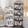 with Wheels Bathroom Storage Rack Large Capacity Rolling Cart Storage Rack  Shower