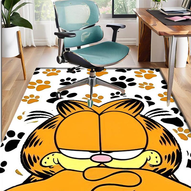 Garfield Pattern Rug, Indoor/Outdoor Mat, for Picnic, Gameroom, Bedroom, Office, Living Room, Home Decor Carpet, Birthday Gift