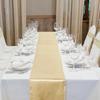 Сатиновая дорожка для стола 108 x 12 дюймов, несминаемая дорожка для стола, однотонная дорожка для свадьбы, дня рождения, банкета, обеденного стола, декора