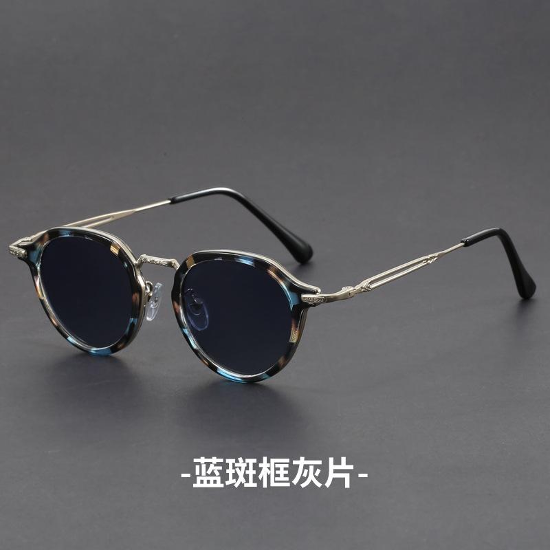 Retro Geometric Round Frame Men Women Sunglasses Fashion Steampunk Metal Sun Glasses  New Trendy Design Shades Uv400