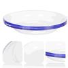 4 Pcs Enamel Plates Set Retro Style Dinner Plates Kitchen Plates Fruits Plates Enamel Food Dishes Banquet Plates