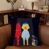 Don'T Hug Me I'M S-Scared Pillow Covers Cartoon Sofa Decorative Home Double-Sided Printing Short Plush Cute Cushion Cover