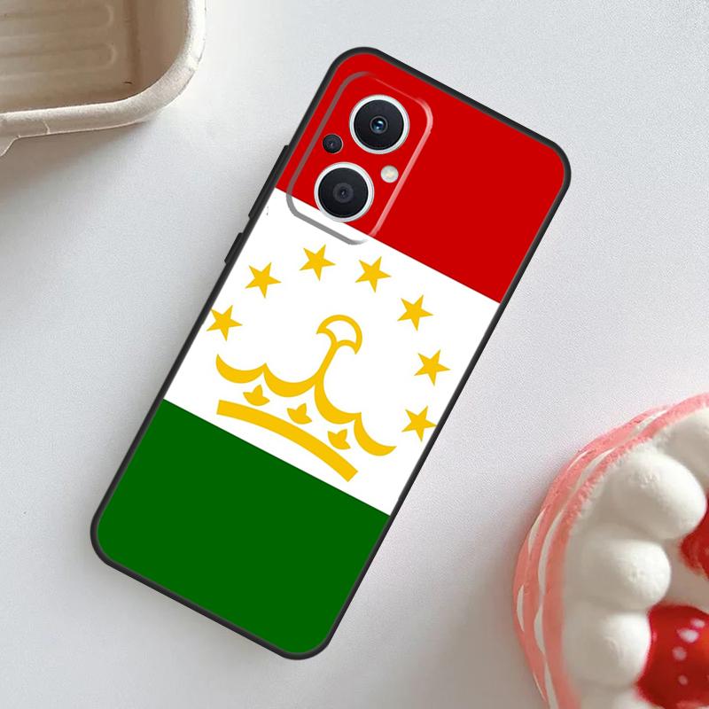 Чехол с флагом Таджикистана для OPPO Reno 11 F 10 Pro 4Z 5Z 8T 4 5 6 7 8 Lite OPPO Find X6 Pro X2 X3 X5 Lite