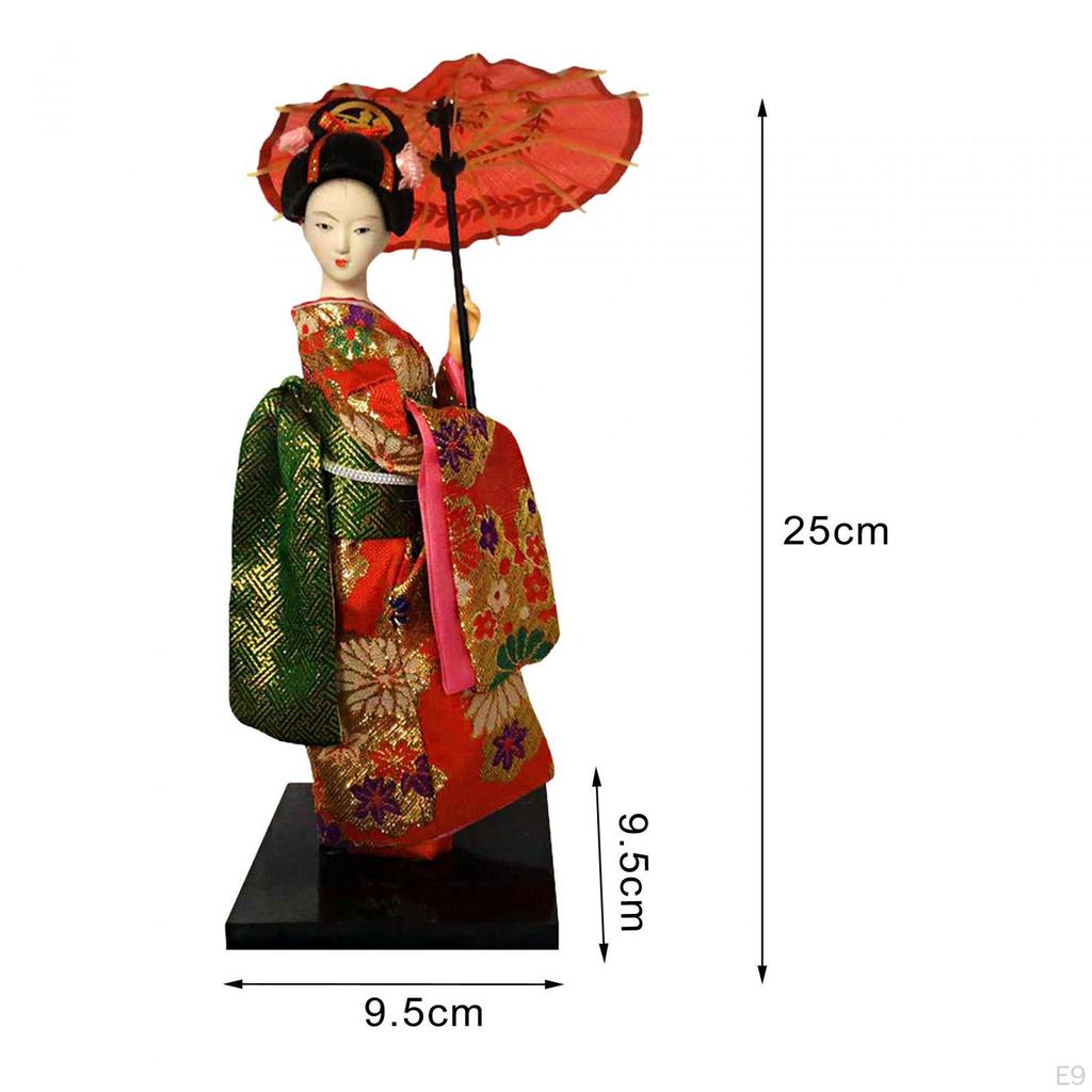 Азиатская кукла гейша - декоративная фигурка для дома и офиса