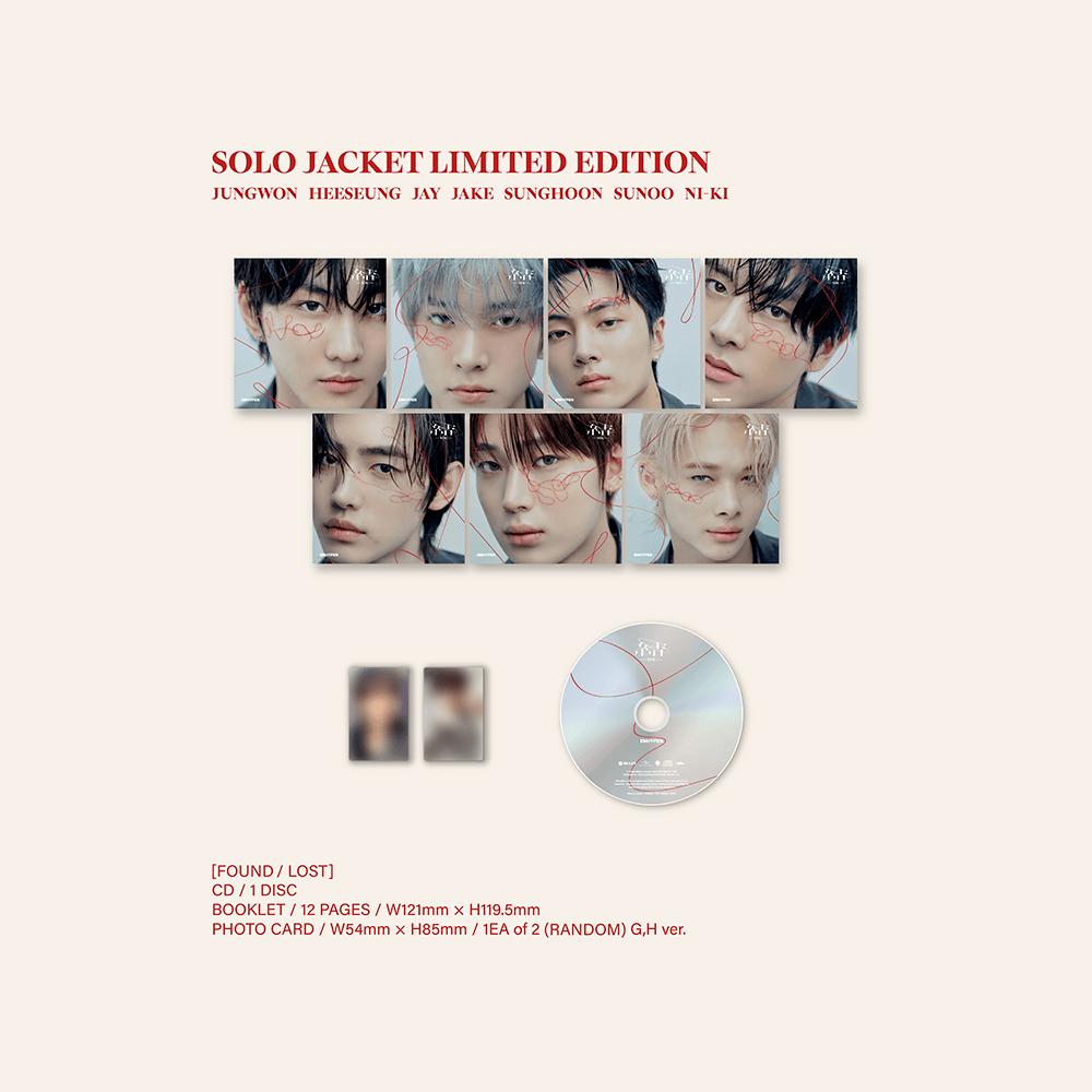 ENHYPEN Третий сингл JP GYUL -YOU- Альбом Solo Jacket ver.