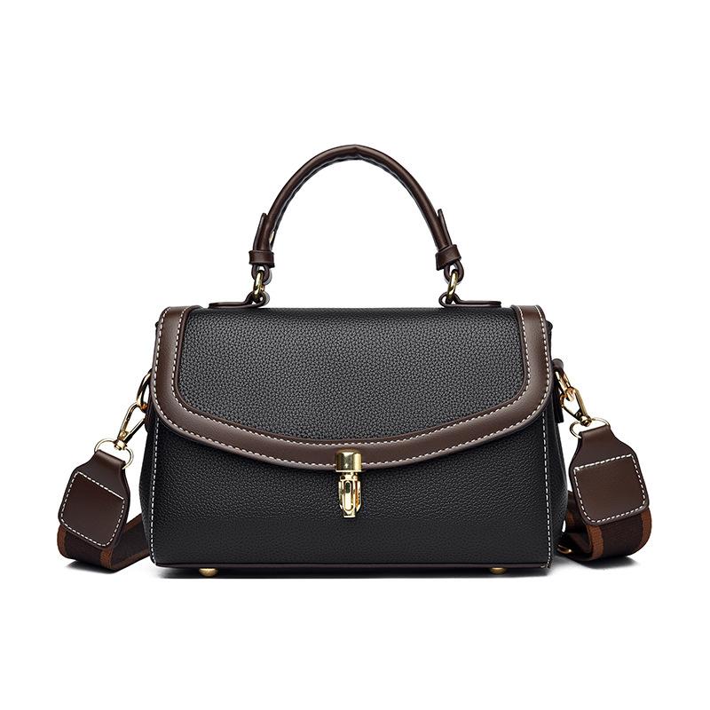 Весенняя новая большая вместительная высококачественная и атмосферная женская сумка, модная простая и универсальная повседневная сумка через плечо