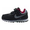 Nike MD Runner 2 Ткань Удобные Универсальные Низкие Кроссовки для Ходьбы Детская Обувь Черный Серый 652966-006