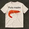 Funny Shrimp Memes Shrimppatterned Tshirt Memes Shrimp Aggressive Satirical Viral Memes And Confused Memesunisex Summer
