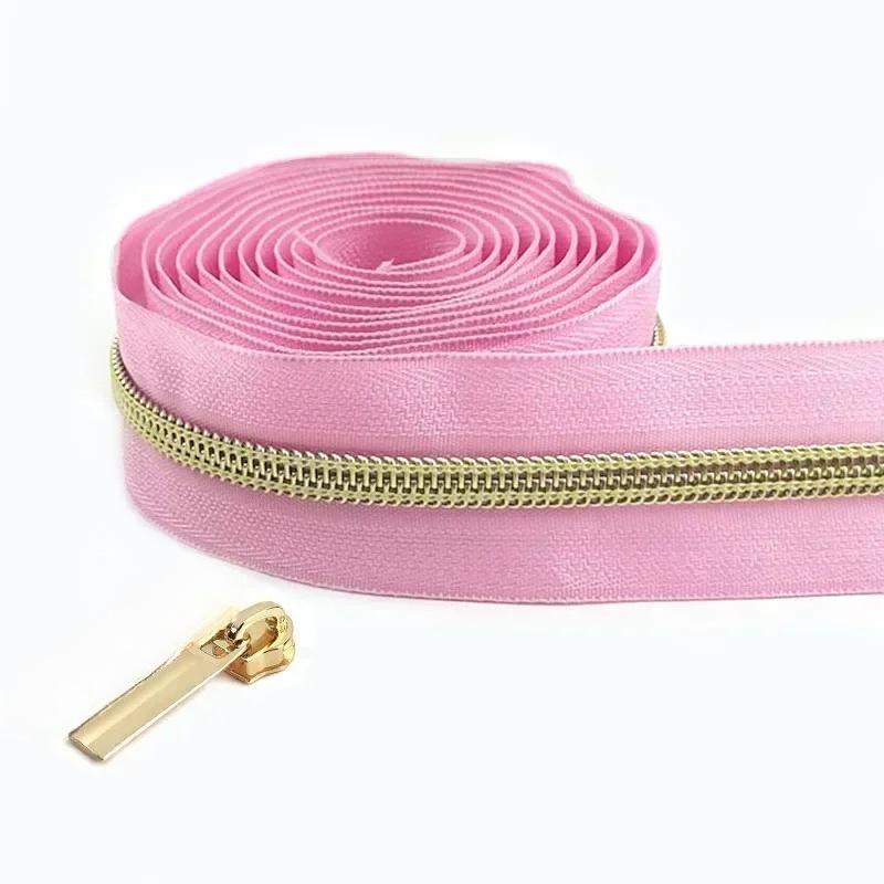 1/2/3/4/5 метров 5# нейлоновые молниевые ленты со слайдерами спиральные молнии сумка кошелек карман пуллеры для молний головка набор для ремонта швейные аксессуары