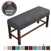 Velvet Soft Stretch Dining Room Spandex Elastic Chair Bench Covers Slipcover Seat Protector for Living Room Kitchen Bedroom