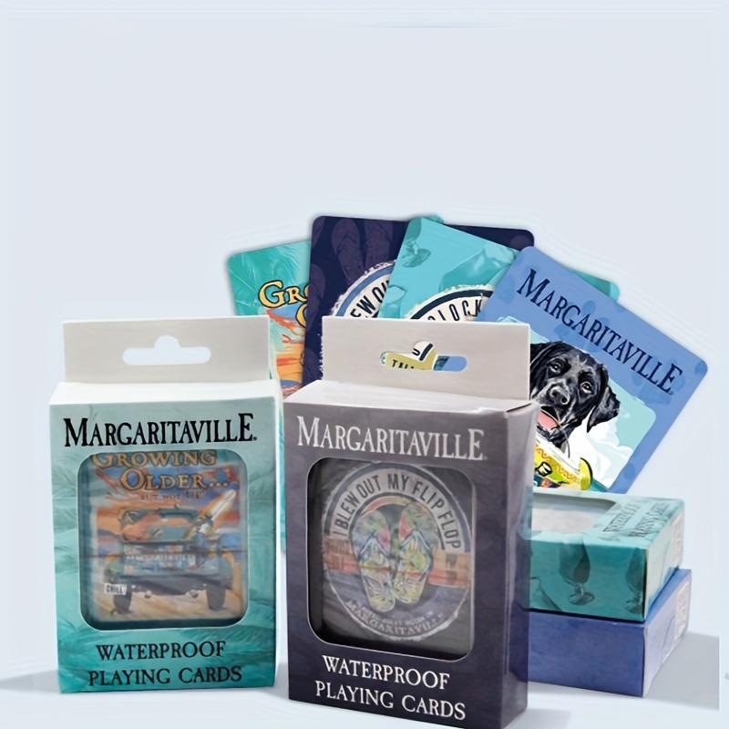 1 шт., колода игральных карт и коробка с наборами фишек, пластиковые игральные карты из ПВХ, водонепроницаемые и износостойкие карты с пластиковыми коробками