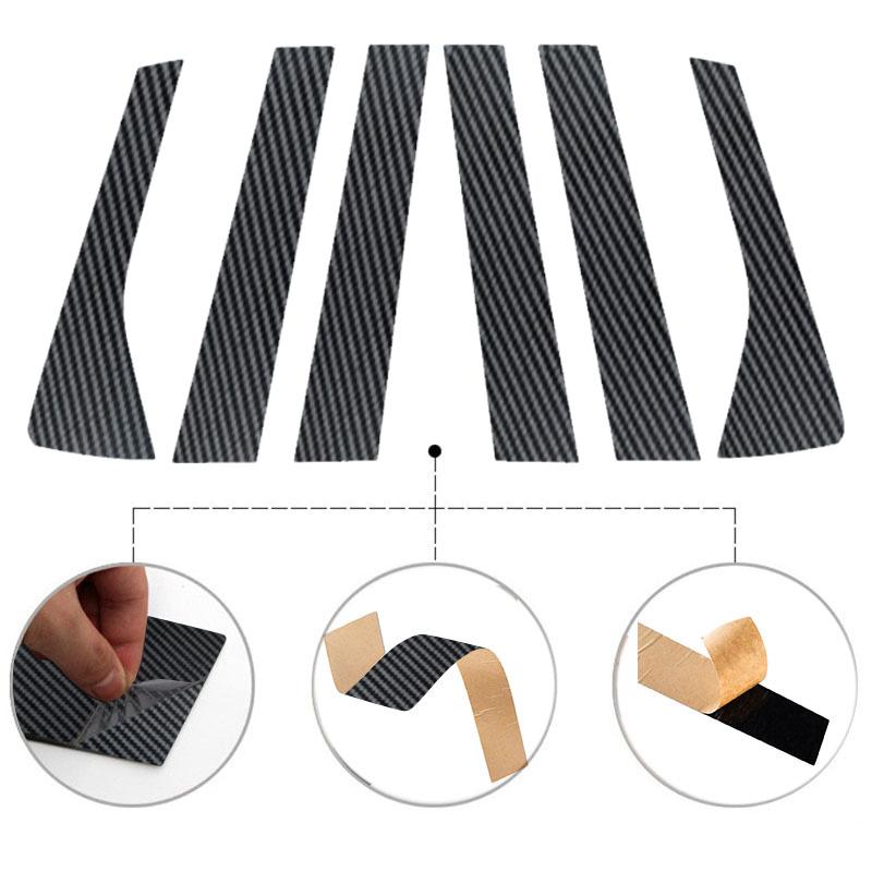 6 шт. автомобильных столбов, отделочные наклейки, автомобильные окна, двери, колонны, декор, стилизованные аксессуары, подходят для Hyundai Palisade 2020-2024