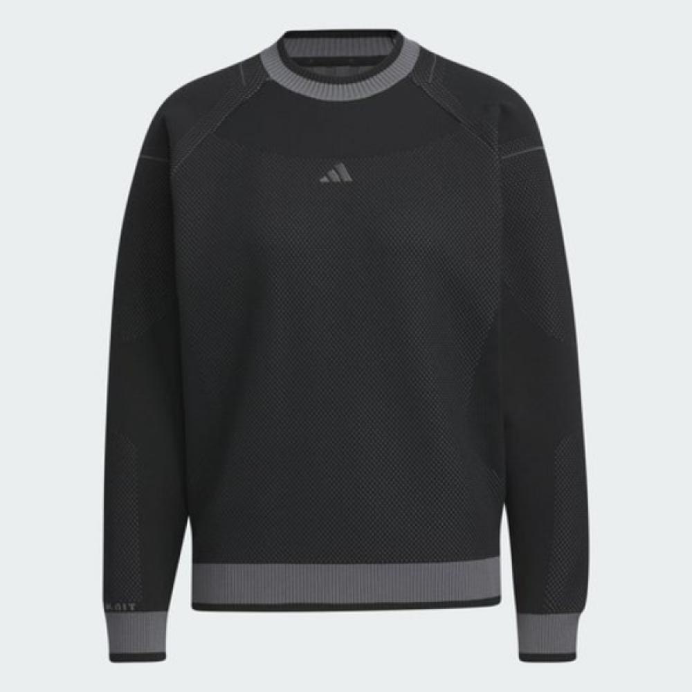 Adidas Golf 23 YearS Fw Women S Prime Knit Crewneck Long Sleeve Pullover Sweater Hz6039