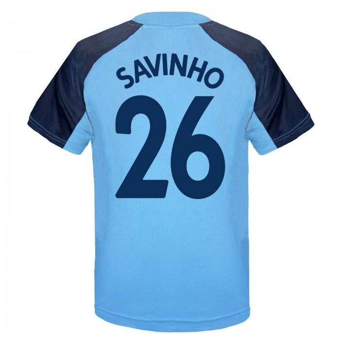 Manchester City FC Boys Savinho 26 Polyester T-Shirt