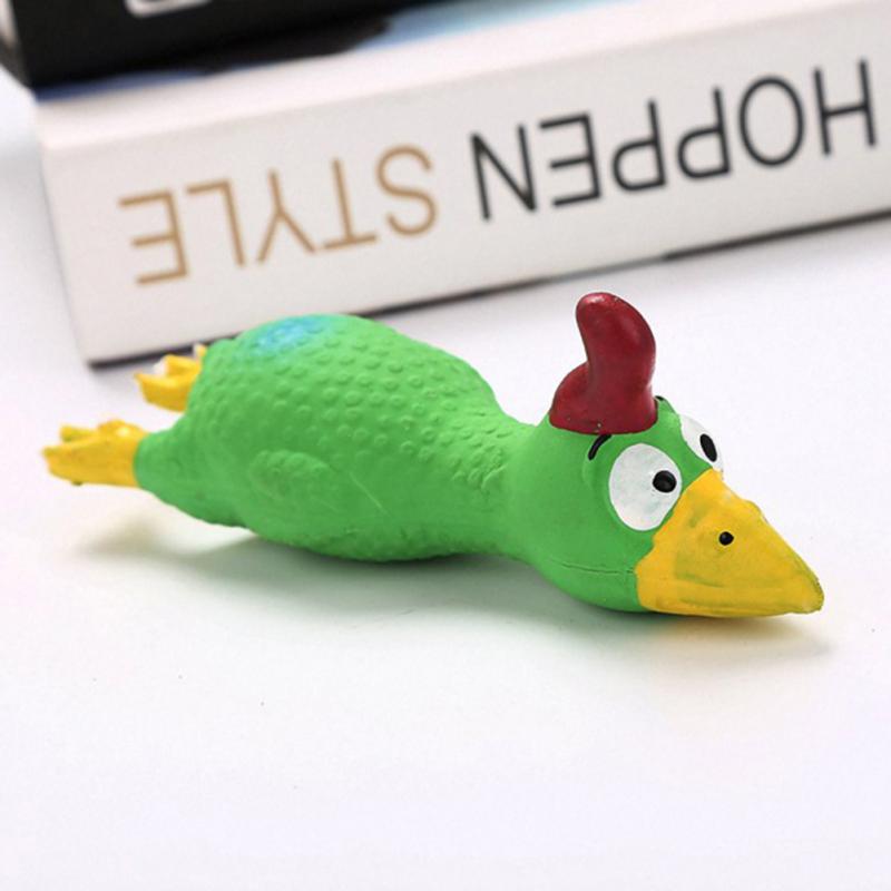 Латексные игрушки для жевания собак в форме курицы, писк, игрушки, имитация кричащей курицы, товары для домашних животных