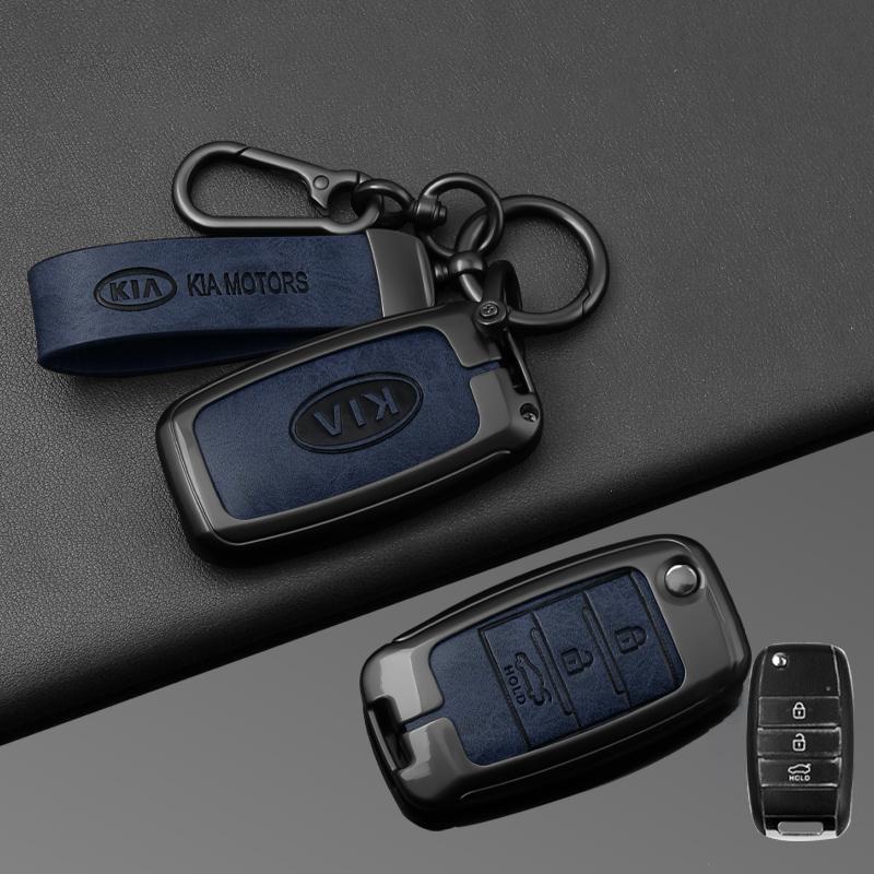 Чехол-брелок для ключа автомобиля Защитная оболочка Раскладной Для KIA RIO3 K2 K5 K4 K3 Sportege Picanto Soul Ceed Cerato Sorento Stinger Forte Optima dmzu30