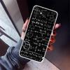 Physics Chemical Mathematics Phone Case For Xiaomi Poco X5 X6 X7 Pro F7 Ultra M7 Redmi 15C 15 13C 13 12C 12 10 10C 10A 9 9C 9T 9