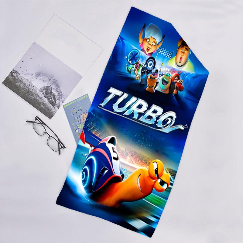 1pc TURBO1 Beach Towel, Beach and Seaside Swimming Pool Equipment, Fashion Pattern, Rectangular, Travel Essentials