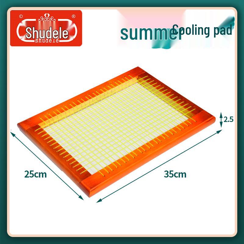 Дышащая летняя сетчатая подушка для стула с деревянным каркасом