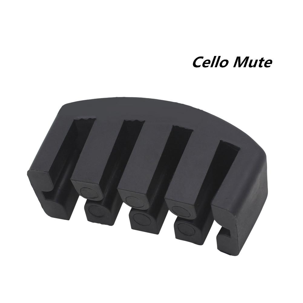 5-Claw Rubber Practice Cello Mute for 4/4 Size Cello Volume Control