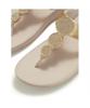 Женские босоножки Fitflop Halo Beads Circle с металлическим ремешком между пальцами - Platino (Ft61K2T049)