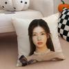 actor cute JJung So Min Cushion Cover Throw Pillow Cover Hidden Button Durable Polyester Chair Cushion