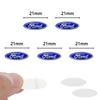 5/10Pcs 21mm Car Control Key Emblem Stickers Accessories Fit For Ford Ranger C-Max S-Max Focus MK3 Galaxy Mondeo Transit Tourneo VDKS1