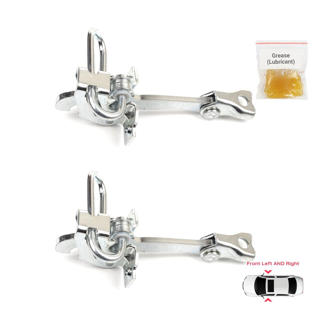 EDP1273-1 2 Pieces Front Door Hinge Stop Check Strap Limiter for Fiat Panda MK2 169 2003-2012 51779914