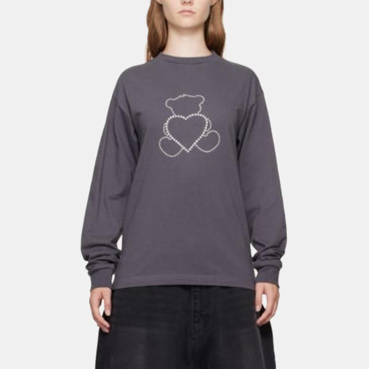 WE11DONE Pearl Bear T shirt WD-TT2-24-781-U-CH