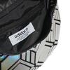 adidas Оригинальная поясная сумка из искусственной кожи Originals обычного размера женская ослепительного цвета серебристая Adidas GE5452