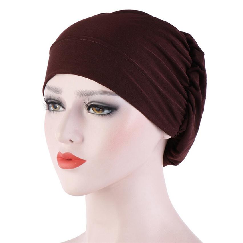 Cancer Chemo Cap Hijab Turban Hat Headwear Hijab Wrap Muslim Hair Loss