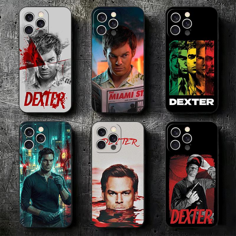 Мягкий чехол для телефона Dexter Morgan TV для iPhone 16 16E 17 Air 15 Pro Max 14 Plus 13 Mini 11 12 7 Черный чехол Задняя крышка