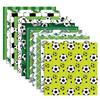 24 Sheets Scrapbooking Decorative Paper 30x30cm Football Themed Paper for Scrapbooking Journal Notebook Album Wrapping
