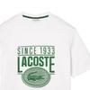 Lacoste Мужская футболка из плотного хлопка с принтом, свободного кроя