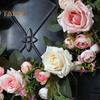Elens Store Artificial Rose Flower Wreath Window Door Decoration Ornament Showcase Garland