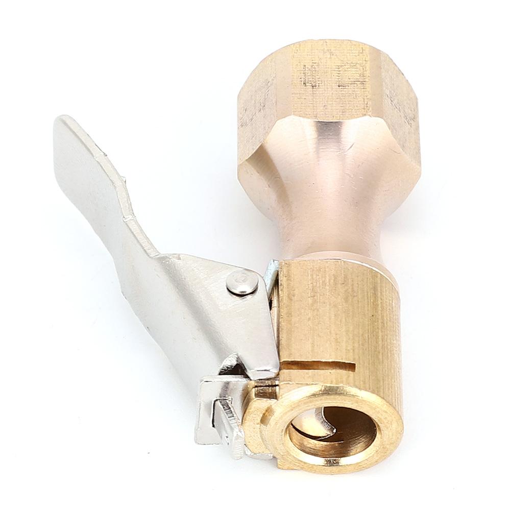 2PCs 1 4 Inch Internal Thread Pump Nozzle All Copper Clip Air Chuck Valve Clip Connector Bicycles Accessory(1 4 Inch )