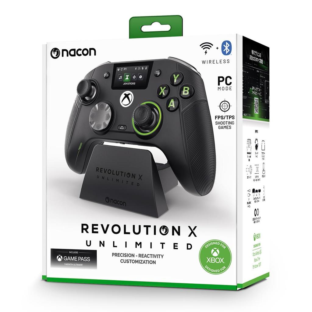 Лицензированный контроллер NACON REVOLUTION X Unlimited Xbox Гарантия [Продукт Xbox] [Совместим с ПК] (XBXREVXUJP) Один год